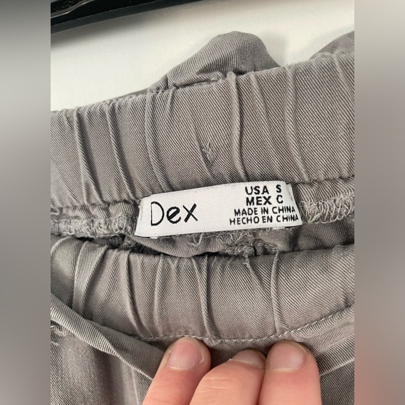 Grey Paperbag Shorts - Picture 2 of 4